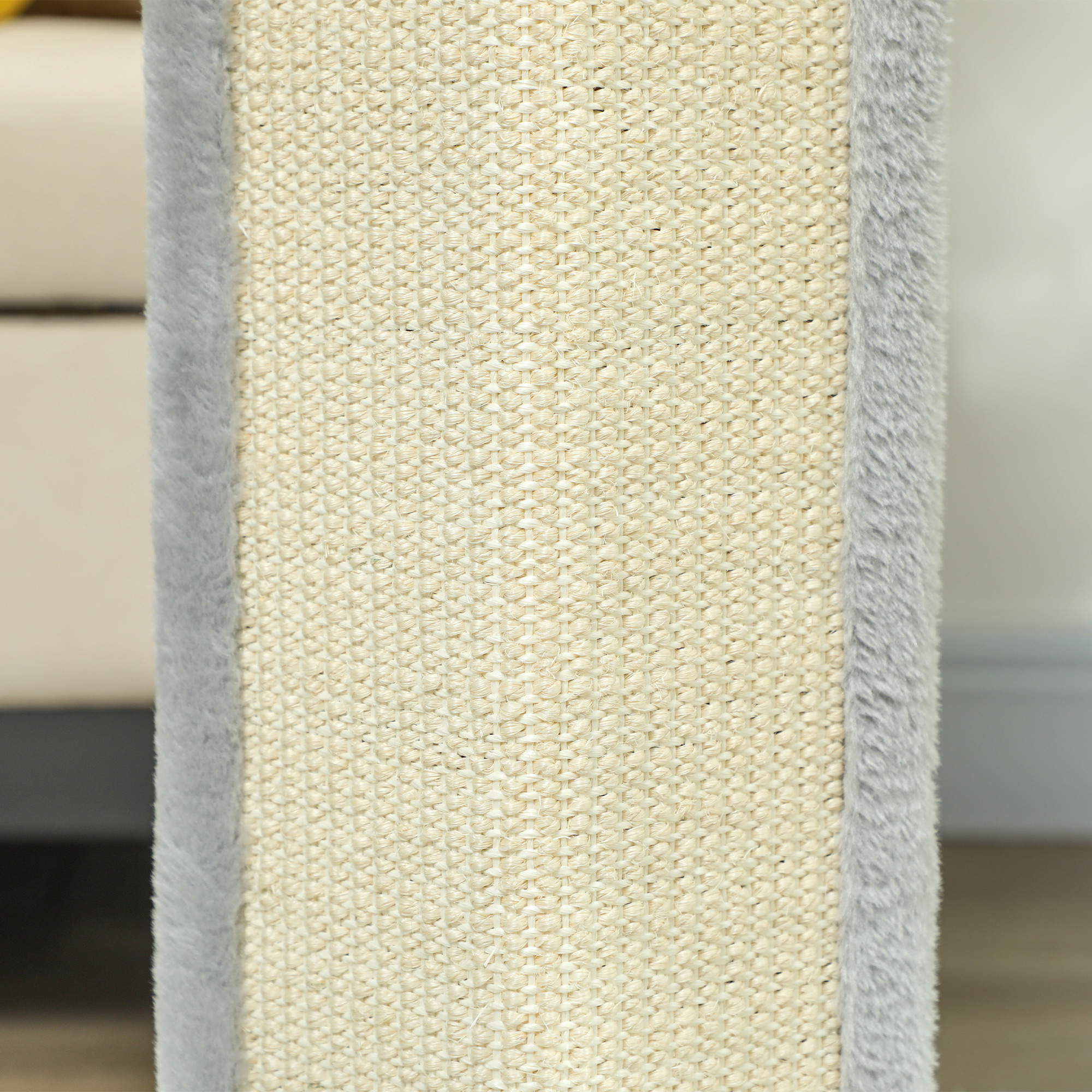 56cm Corner Cat Scratching Post With Sisal Pad, Grey — image 3