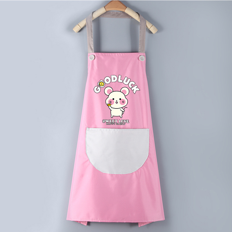 Title 8, Waterproof PVC Waistband Cartoon Apron Cleaning...