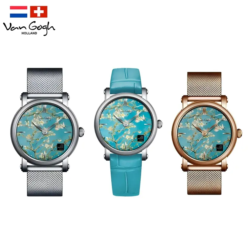 Van Gogh Almond Blossom Series Women's Quartz