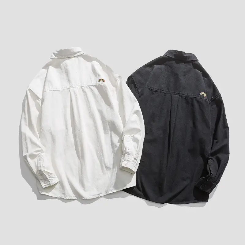 Workwear Shirt Long-sleeved Loose Casual Men's Top