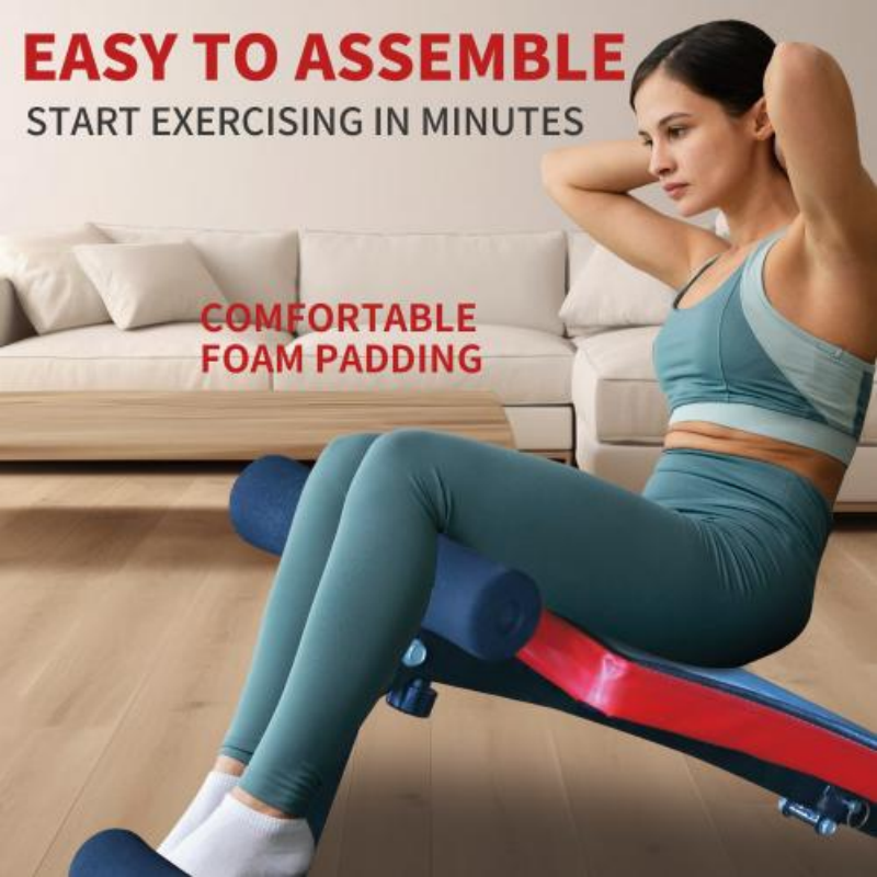 Home Gym Multifunctional Adjustable Strength Training Foldable Sit-up Fitness Bench — foto 12