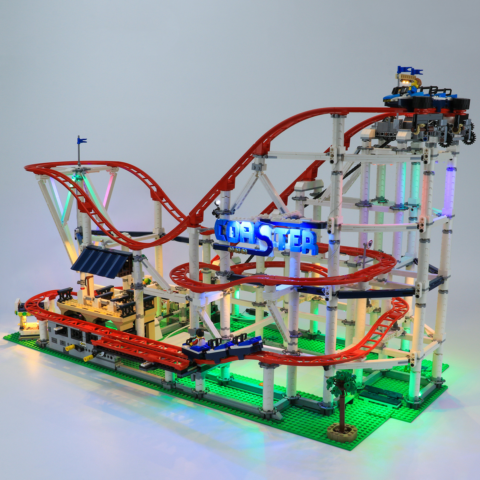 Creative Streetscape Playground Large Roller Coaster LED Lighting
