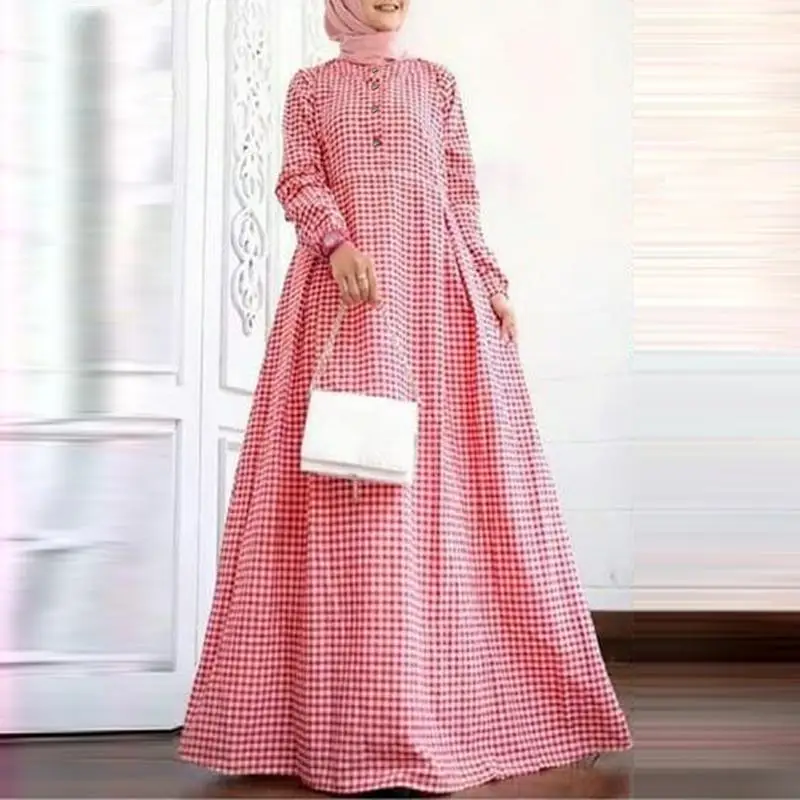 Cotton And Linen Hedging Retro Ethnic Style Sub-dress