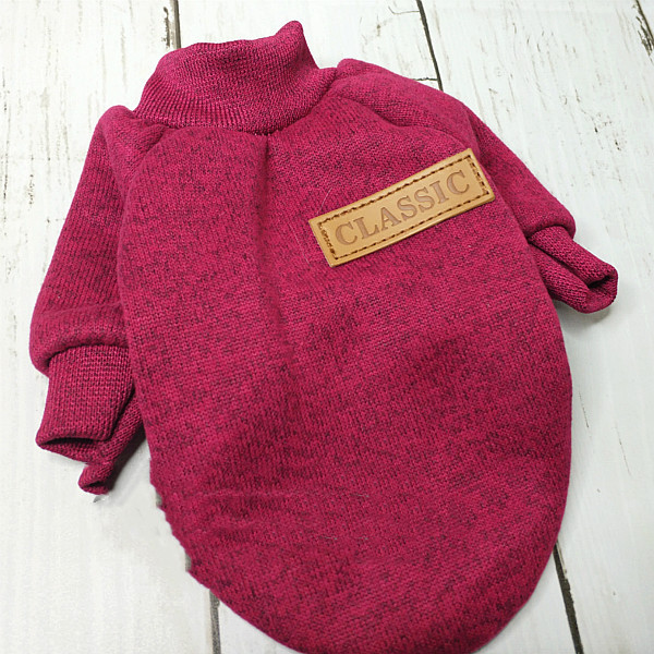 Winter Small And Medium Size Dog Pet Clothes Warm Wine Red - Shop at LoveMi