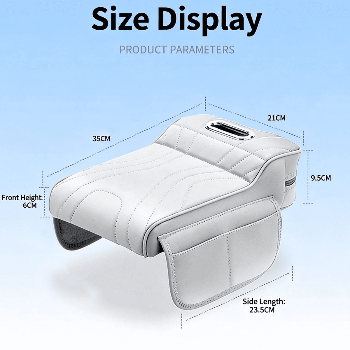 Coussin Console Centrale Voiture — Confort et Protection des Accoudoirs - image 7