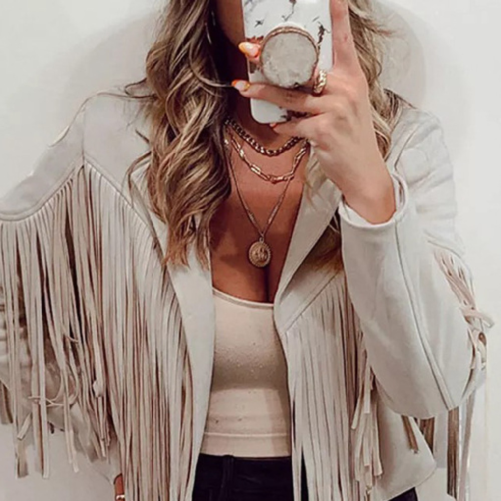 Women's Fashion Suede Short Coat - Image 7