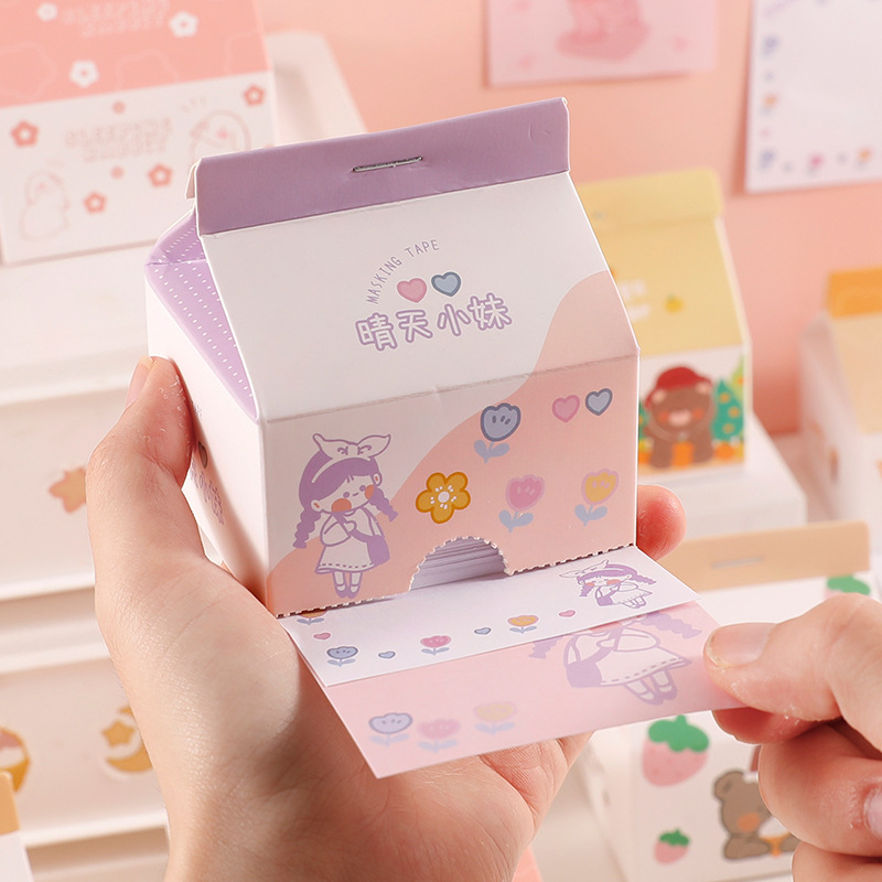A Set Of Sticky Notes, High-value Korean Ins, Removable Note Paper, Non-sticky N-time Stickers - Image 1