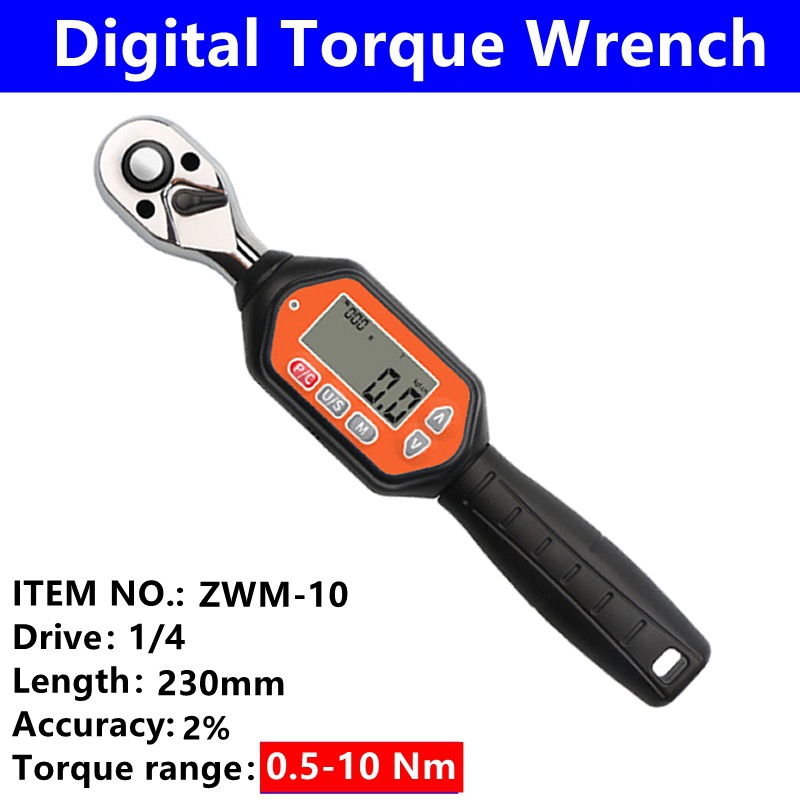 Title 4, Movable Head Digital Display Torque Wrench