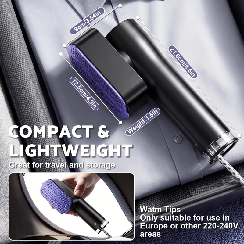 Portable Clothes Steamer, Handheld For Home Or Travel — image 11