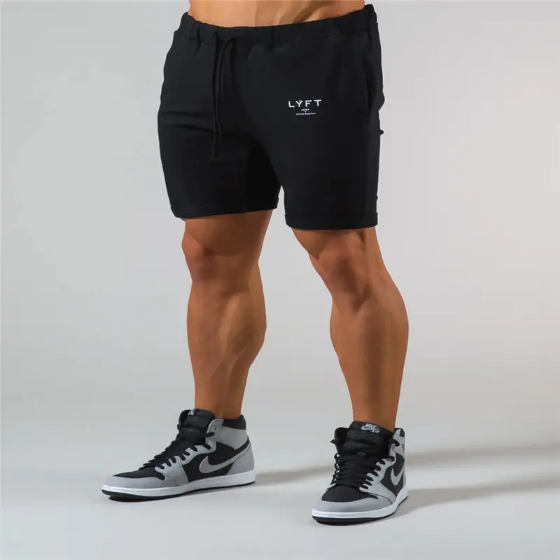 Athleisure Cotton Quarter Shorts Slim Running