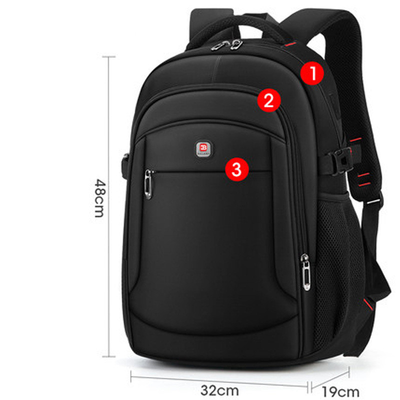 Casual Men's Laptop Bag Fashion Student School Bag - Image 8