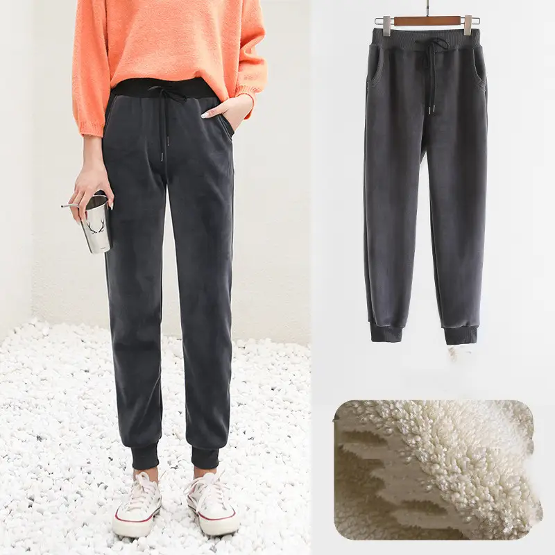 Super Soft Thickened Sweater Plush Sweatpants