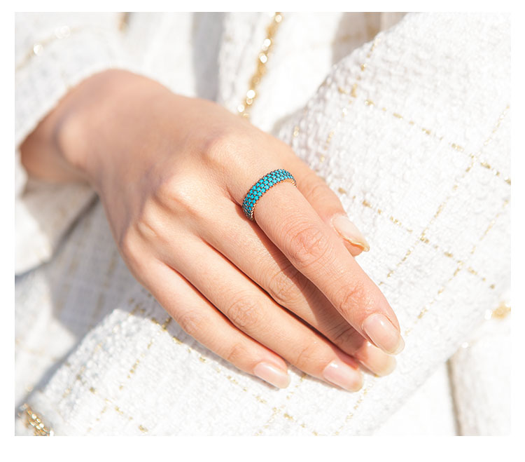 Title 2, Turquoise Sterling Silver Ring Transit Gift