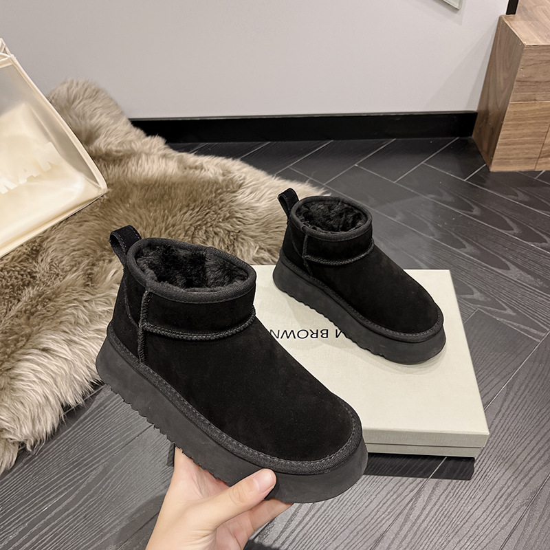Genuine Leather Snow Boots Short Boots - Image 5