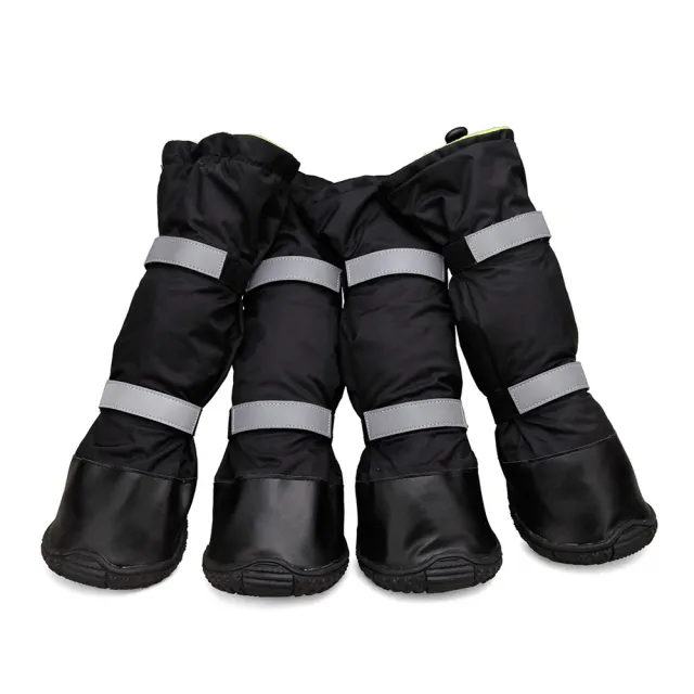 Pet Shoes For Dogswaterproof And Snowproofgeneral Rain Boots Black - Shop at LoveMi