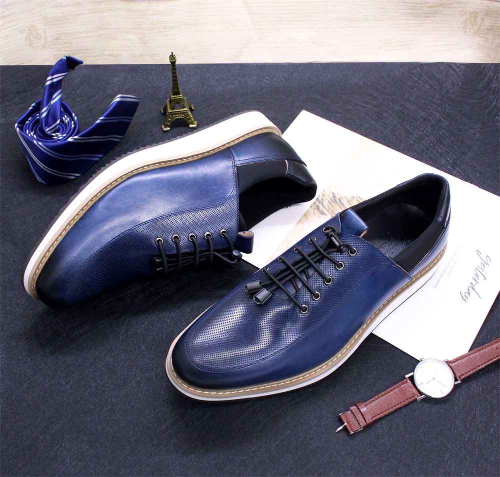Casual Breathable Men's Low-top Lace-up Fashion Shoes