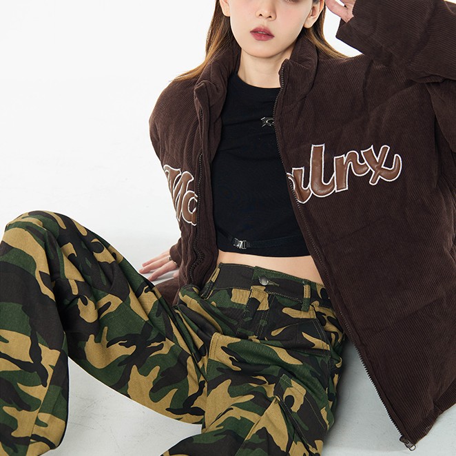 American Retro Loose-fitting Padded And Thickened Cotton Jacket