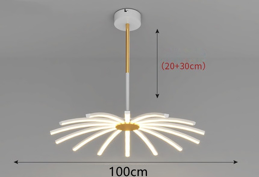 Title 11, LED kroonluchter voor eetkamer en slaapkamer. M...