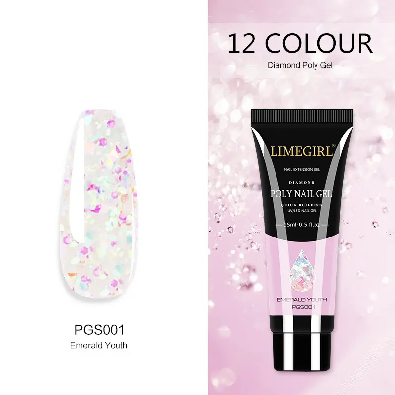 Nail Art Glitter Powder Extension Glue Painless