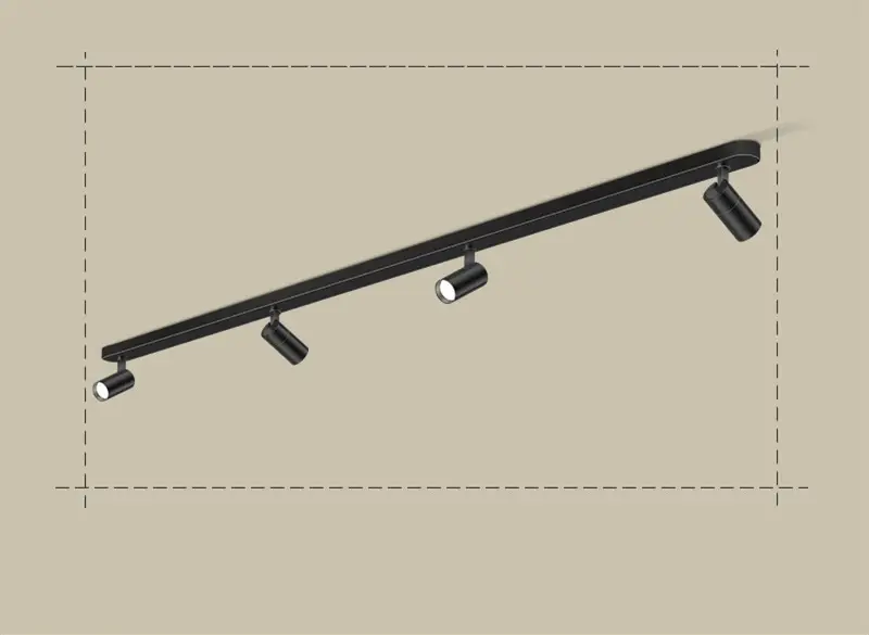 Commercial Guide Rail Ceiling Lighting