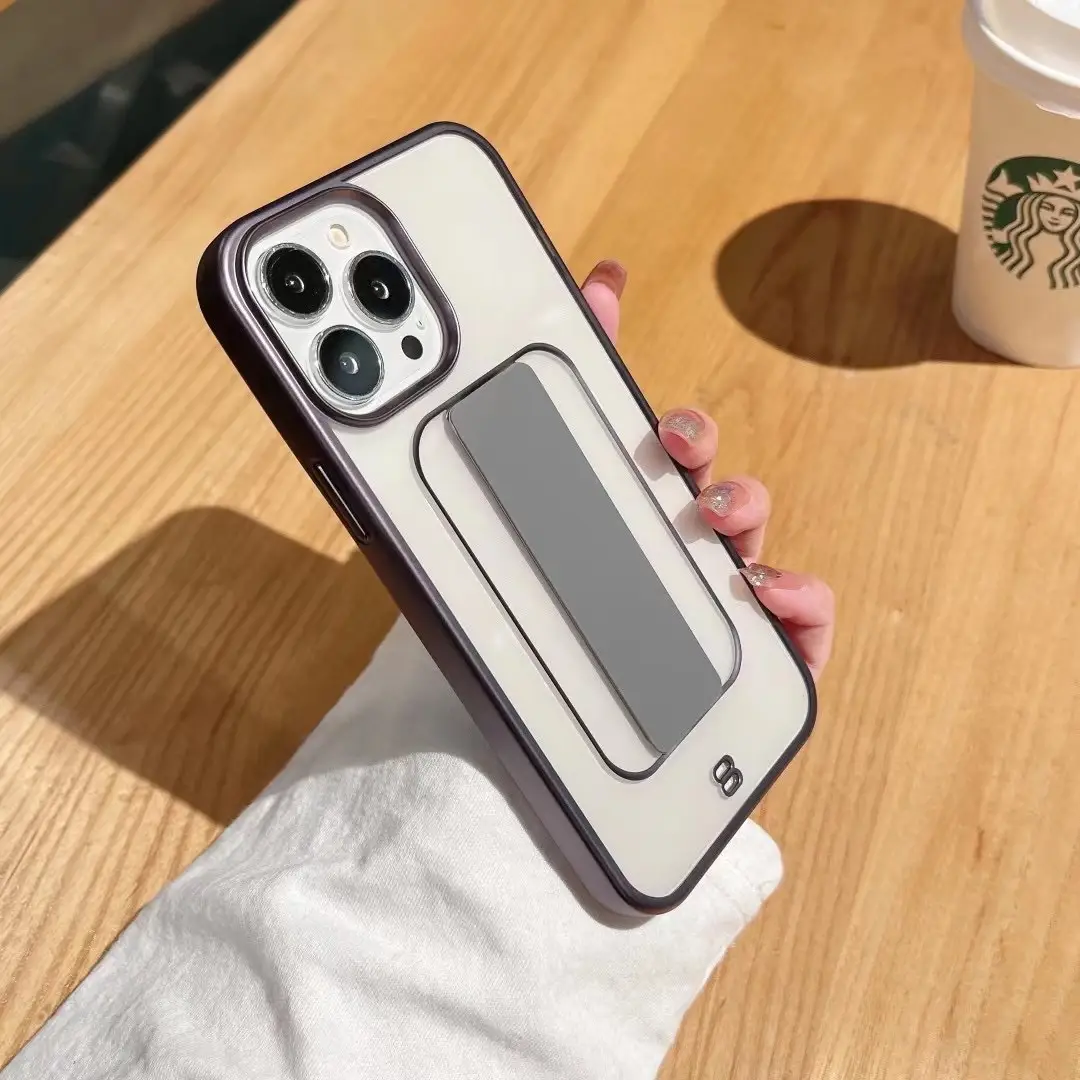 Electroplating Tpu Transparent Mobile Phone Case Soft Shell Simple