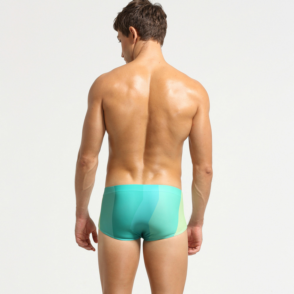 Low Waist Tide Men's Fashion Color Match Short Boxer Trunks