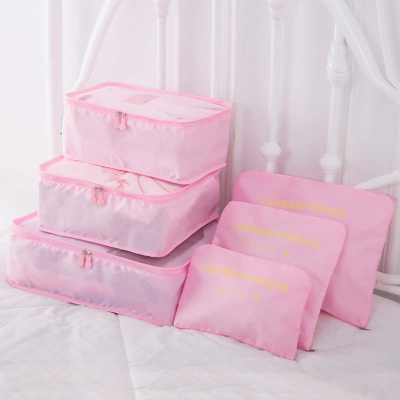 New Korean Clothes Underwear Finishing Storage Bag Multi-function Travel Storage Bag 6-piece Set Custom Six-piece Set