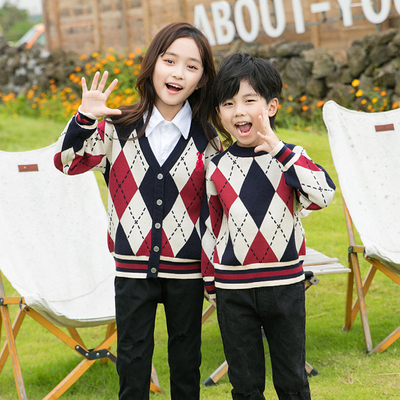 Parent-child Sweater, A Family Of Three Or Four Mother And Child Knitted Coat