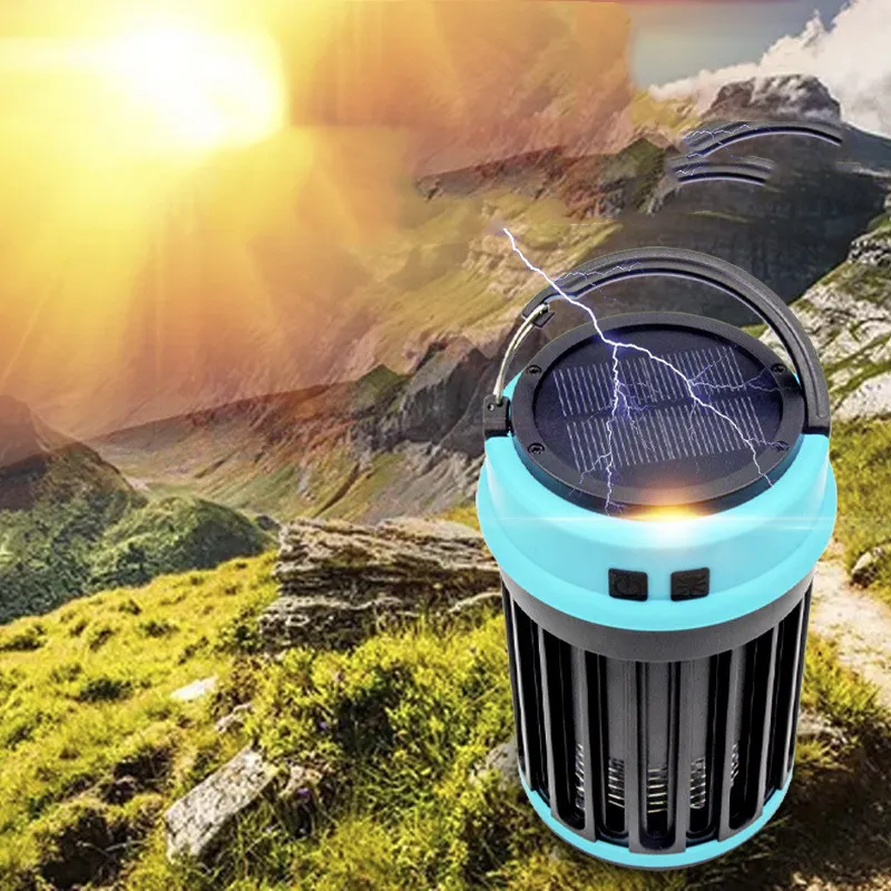 Solar Rechargeable LED Lighting Mosquito Killer – image 3