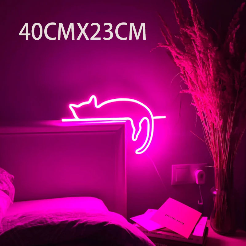 Cat Neon Sign Light | LARGE LED Decorative Sign