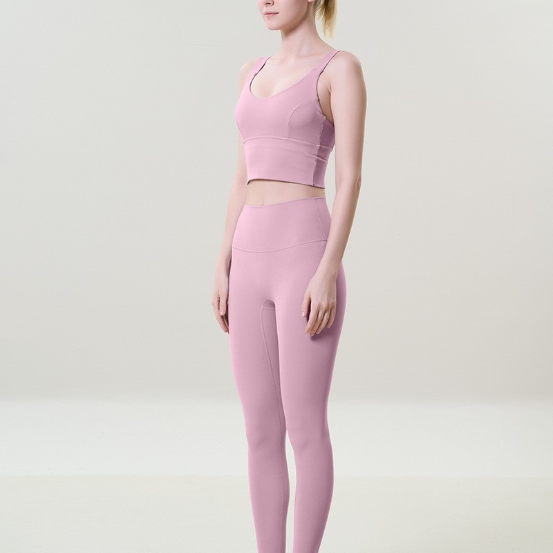 Beautiful Back High Waist Tight Yoga Suit For Women