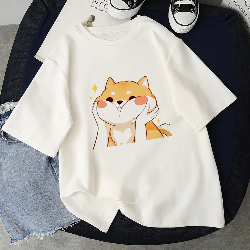 Title 5, Blusa com estampa engraçada de gato de desenho ...