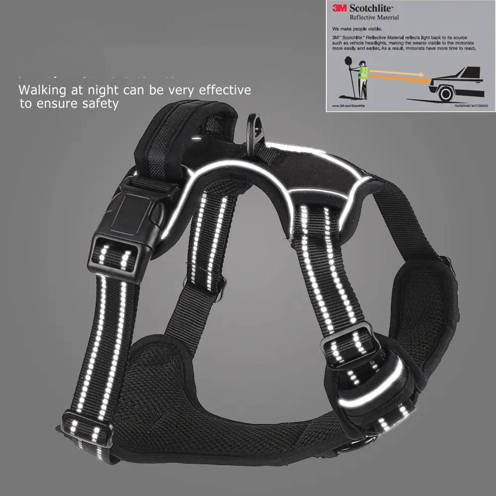 Dog Harness No Pull Breathable Reflective Pet