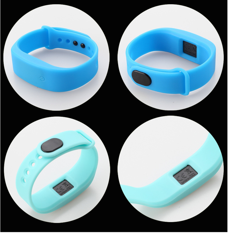 Leisure Sports Student LED White Light Bracelet Button - Image 2