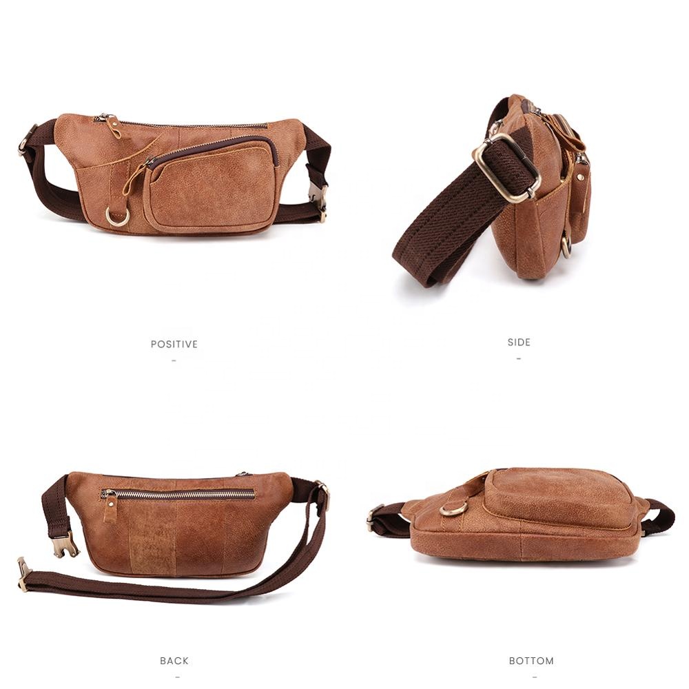 Title 4, Bolsa Masculina de Couro para Celular Crossbody...