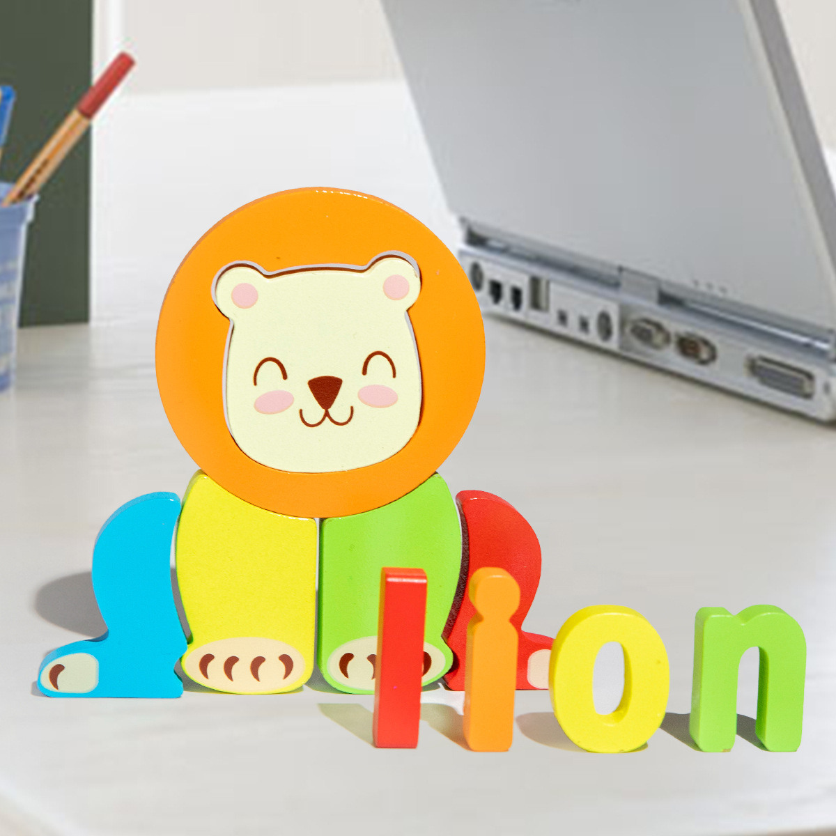 Wooden Early Education Three-dimensional Puzzle Toys