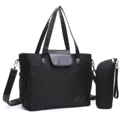 Baby Diaper Organizer Fashion Durable Mummy Backpack Waterproof Newborn Nursing Nappy Bag Portable Infant Stroller Storage Pouch - Black - View 1