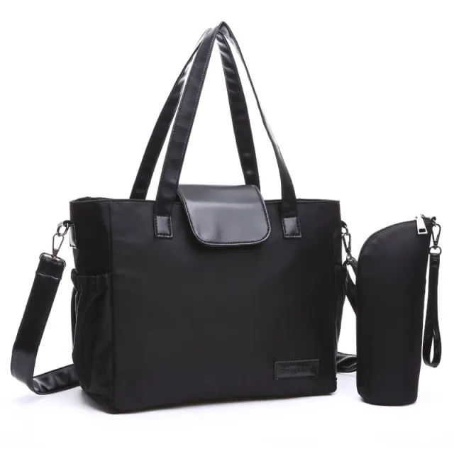 Baby Diaper Organizer Fashion Durable Mummy Backpack Waterproof Newborn Nursing Nappy Bag Portable Infant Stroller Storage Pouch Black - Shop at LoveMi