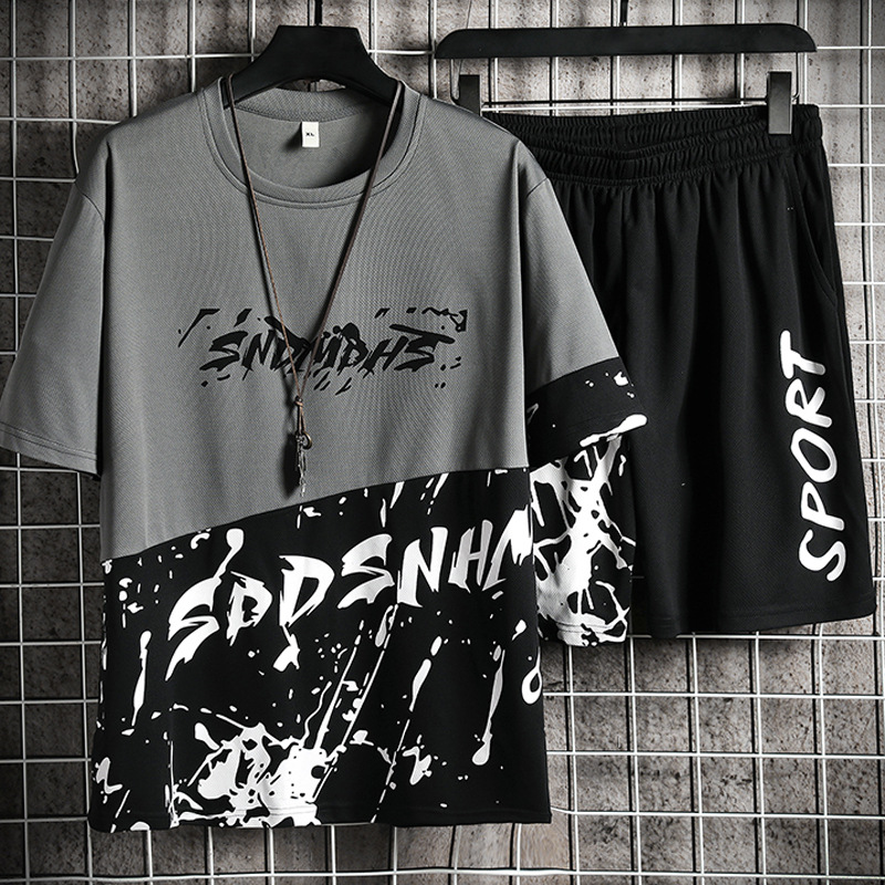 Two-piece Printed Youth Fashion Casual Set