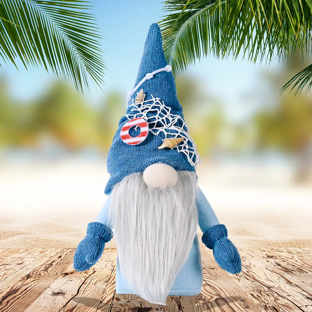 Ocean Festival Rudolph Doll Ocean Ornament Faceless