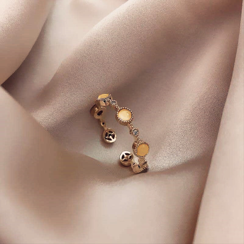 Index Finger Ring Ring Ins Tide Ring Female Niche Design Fashion Personality Light Luxury High Sense Of Cold Wind