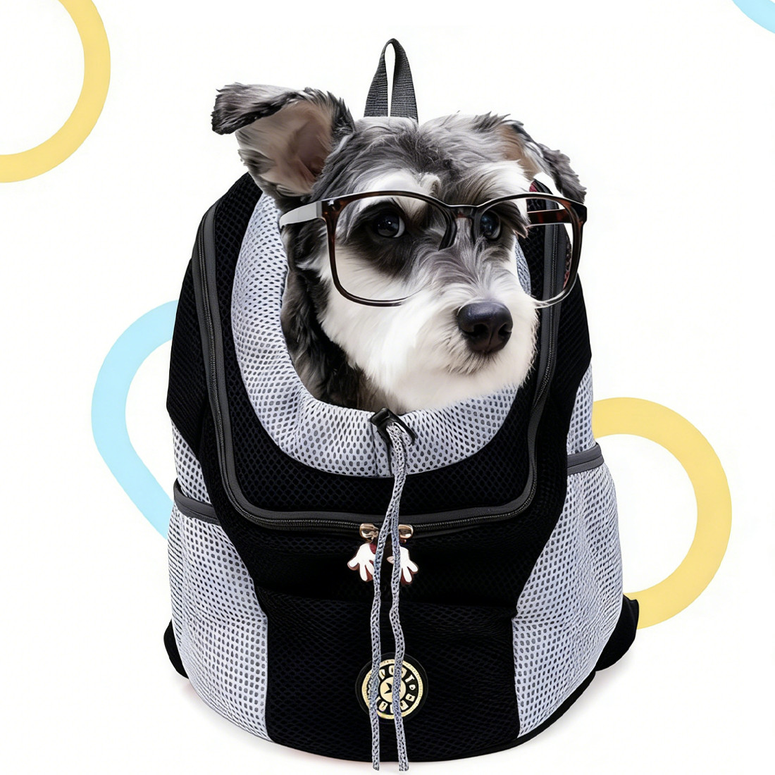 NEW Pet Dog Carrier Puppy Travel Mesh Backpack Front Travel Portable Breathable Bag