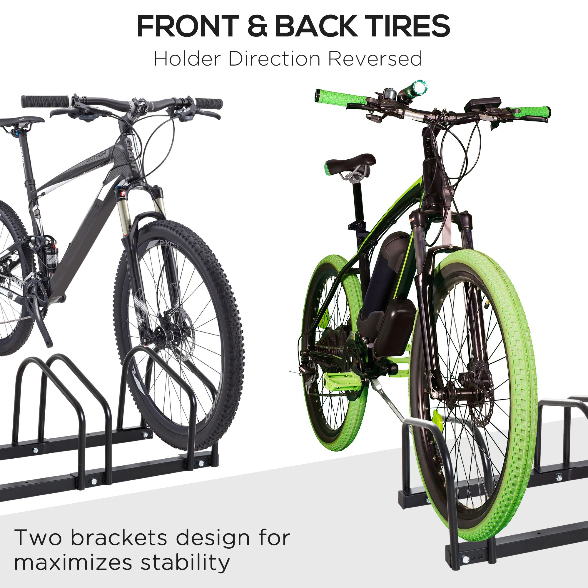 Bicycle rack parking rack floor or wall mounted bicycle