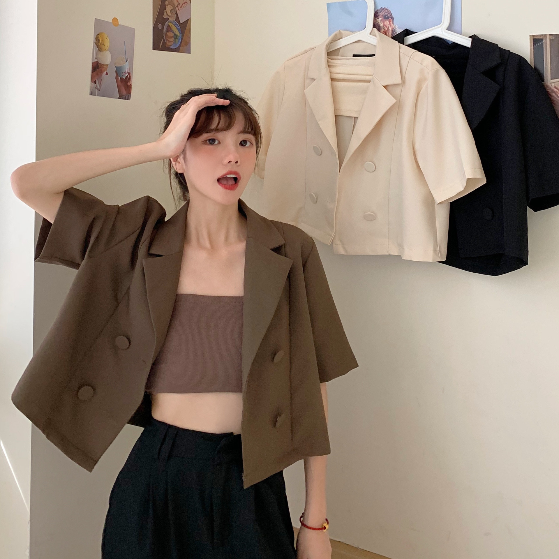 Short Design Niche Loose Suit Jacket