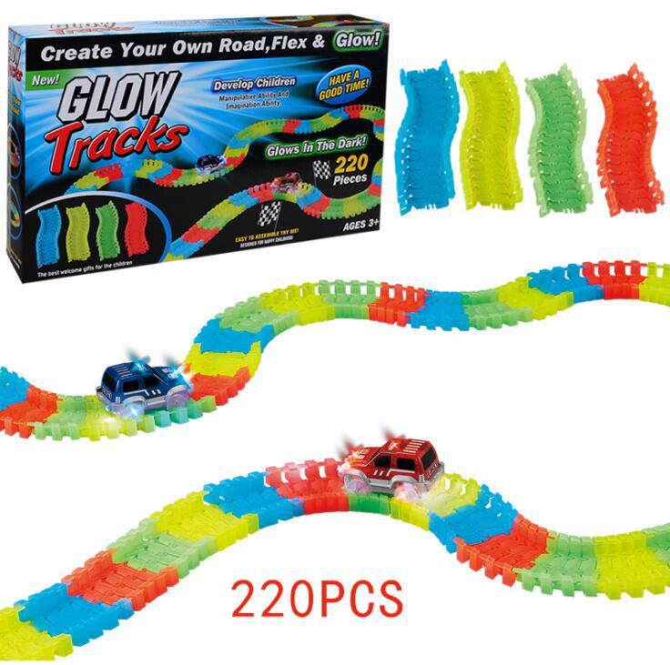 220pieces with luminous car