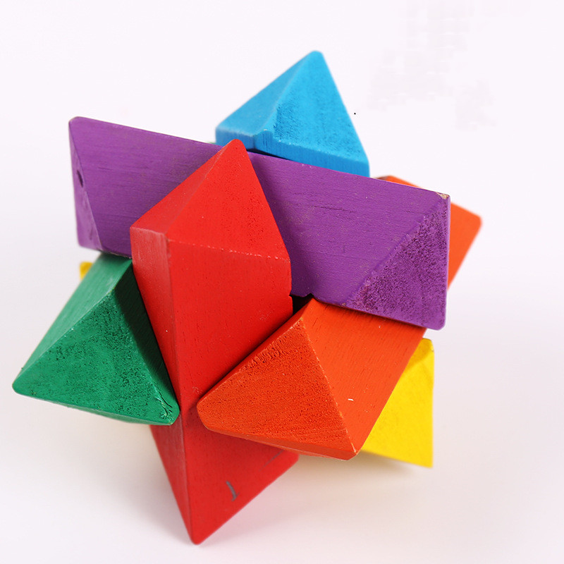 Colored octagonal ball