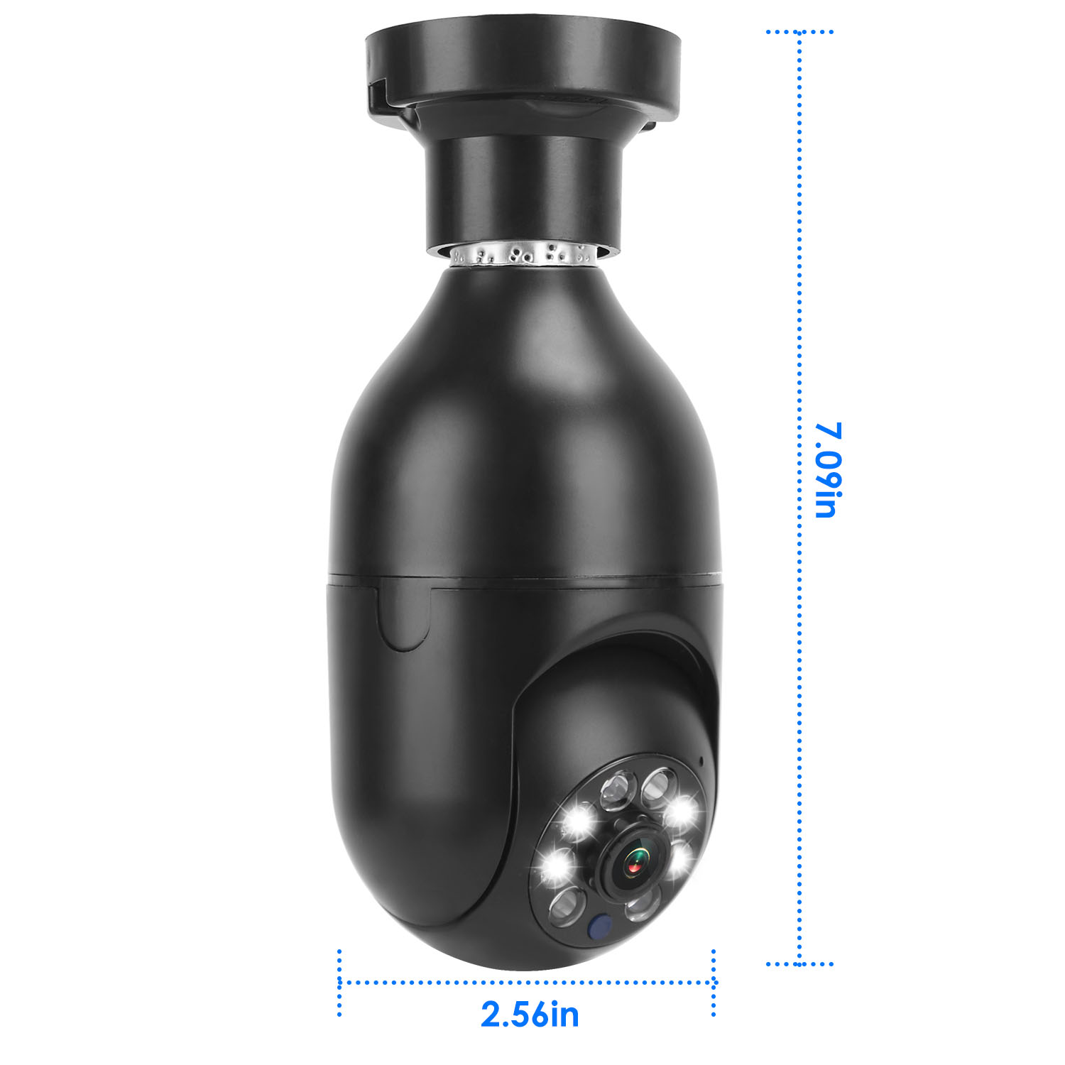 1Pc E27 WiFi Bulb Camera 1080P FHD WiFi IP Pan Tilt Security Surveillance Camera With Two-Way Audio Night Vision Motion Detection Function APP Control — foto 11