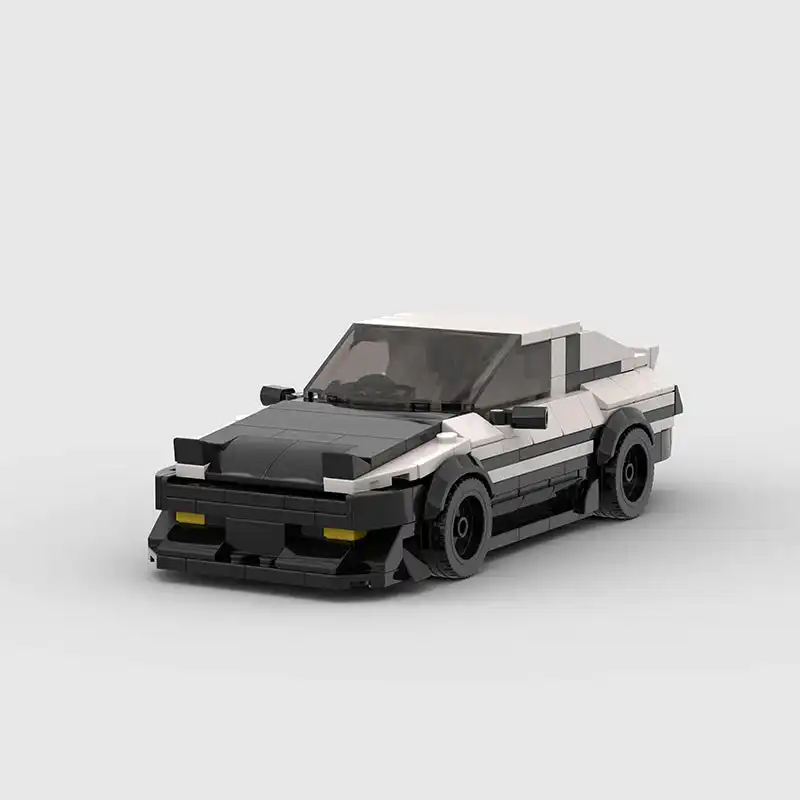 Racing Chinese Building Blocks Car Model Small