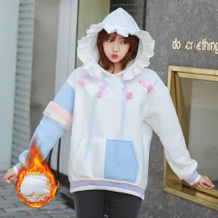 Autumn And Winter Clothes Girl Sweet Cute Blouse - White - View 1