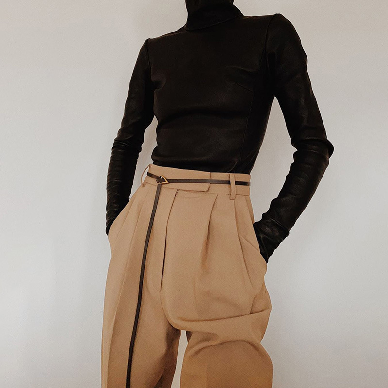 Title 3, High Waist Wide Leg Trousers